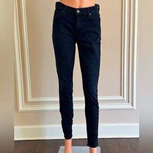 7 For All Mankind Women’s Gwenevere Dark Blue Skinny Jeans - Size 28